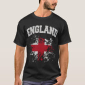 England Flag Splatter T-shirt (Voorkant)