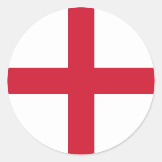 England Flag Sticker (Voorkant)