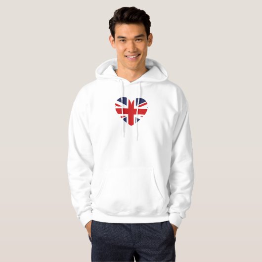 England Flag/Union Jack Hoodie (Voorkant volledig)