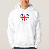 England Flag/Union Jack Hoodie (Voorkant)