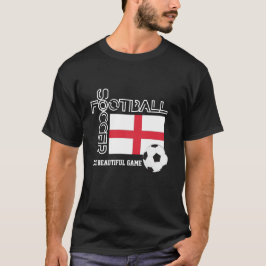 ENGLAND FLAG World Football Soccer T-shirt
