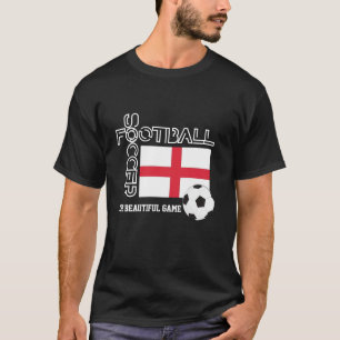 ENGLAND FLAG World Football Soccer T-shirt