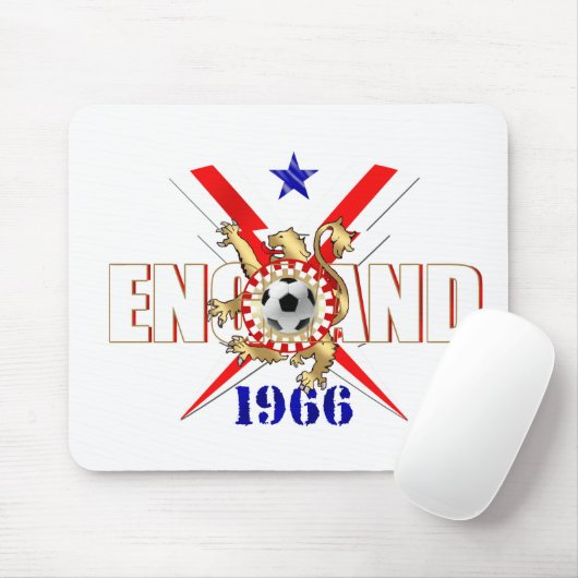 England football 1966 Mousepad Muismat (Met muis)