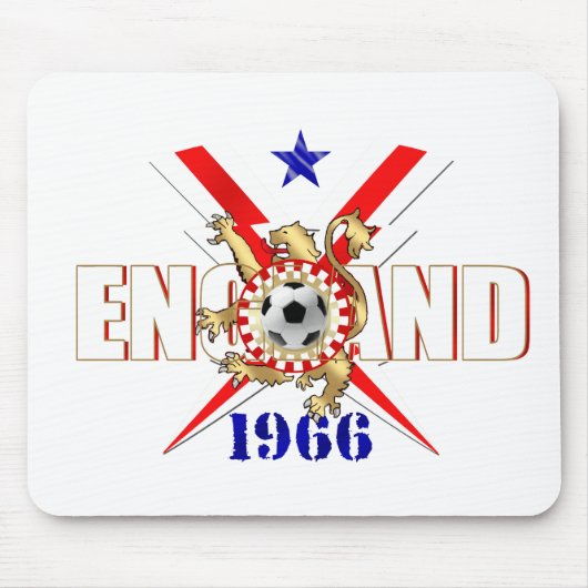 England football 1966 Mousepad Muismat (Voorkant)