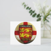 England Football Briefkaart (Staand voorkant)