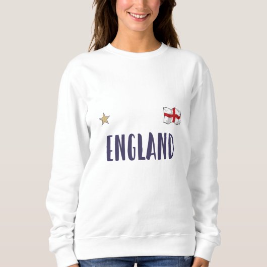 England Football Fan Shirt English Flag (Voorkant)