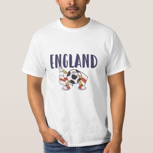 England Football Fan Shirt English Flag (Voorkant)