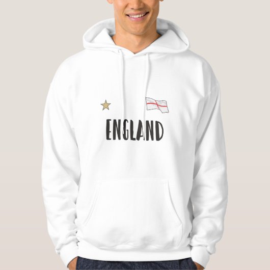 England Football Fan Shirt English Flag (Voorkant)