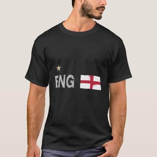 England Football Fan Shirt English Flag (Voorkant)