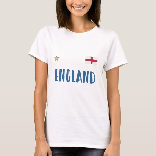 England Football Fan Shirt English Flag (Voorkant)