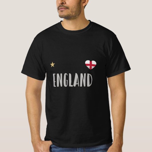 England Football Fan Shirt English Flag (Voorkant)