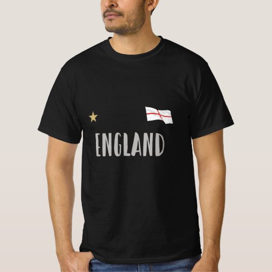 England Football Fan Shirt English Flag (Voorkant)