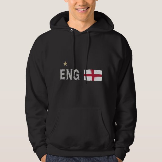 England Football Fan Shirt English Flag (Voorkant)