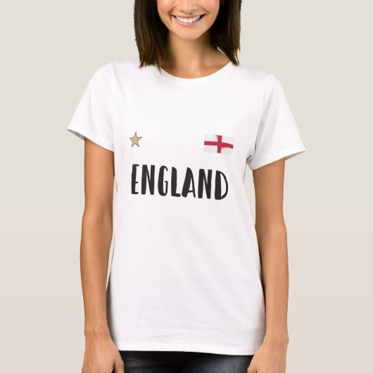 England Football Fan Shirt English Flag (Voorkant)