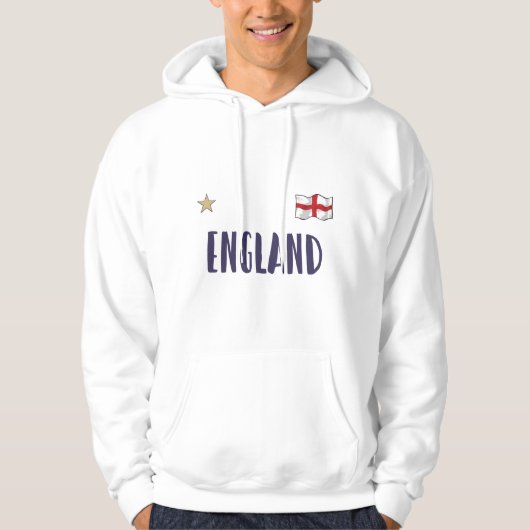 England Football Fan Shirt English Flag (Voorkant)