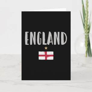 England Football Fan Shirt English Flag Kaart