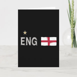 England Football Fan Shirt English Flag Kaart