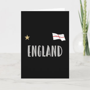 England Football Fan Shirt English Flag Kaart