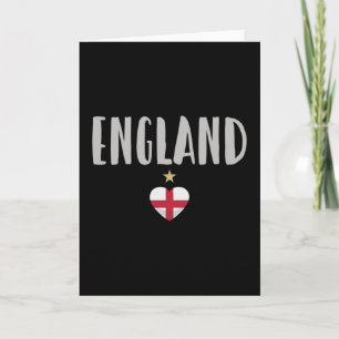 England Football Fan Shirt English Flag Kaart
