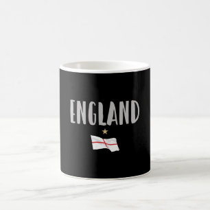England Football Fan Shirt English Flag Koffiemok