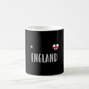 England Football Fan Shirt English Flag Koffiemok
