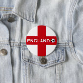 England Football Ronde Button 7,6 Cm (In situ)