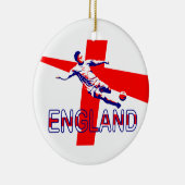 England Football Soccer #5 Keramisch Ornament (Rechts)
