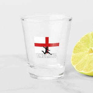 England Football Soccer National Team Shot Glass Glas