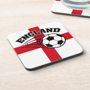 England Football Team Supporters Bier Onderzetter