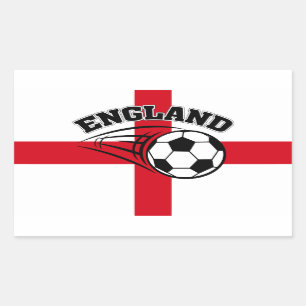 England Football Team Supporters Rechthoekige Sticker