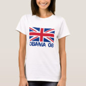 England for Obama T-shirt (Voorkant)