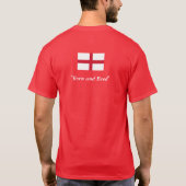 England Geboren en Bred T Shirt (Achterkant)