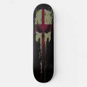England Grunge-schedel Persoonlijk Skateboard (Voorkant)
