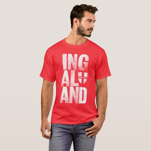 England Ingaland Red T-shirt (Voorkant volledig)