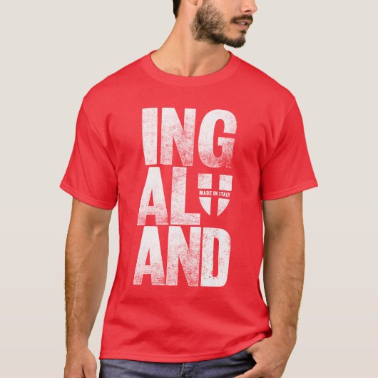 England Ingaland Red T-shirt (Voorkant)