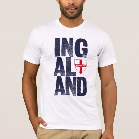 England Ingaland White T-shirt (Voorkant)