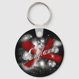 England Keyring, English St. George's Cross Sleutelhanger