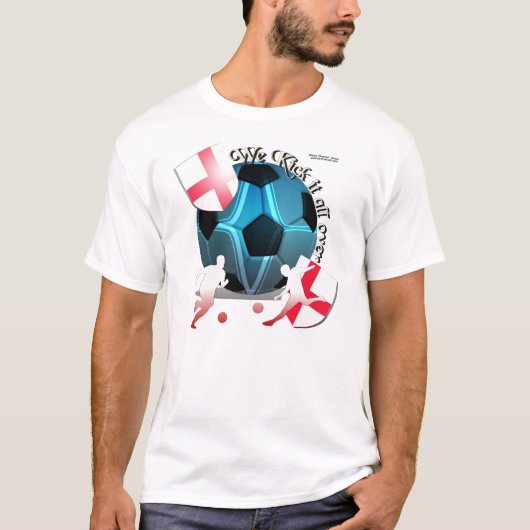 England Kickin It Mannen Shirt (Voorkant)