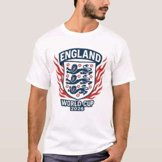 England Lions 2026 – Wereldkampioenschap Kampioen T-shirt