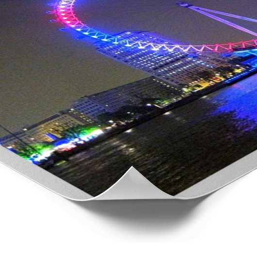 England - London Eye - Poster (Hoek)
