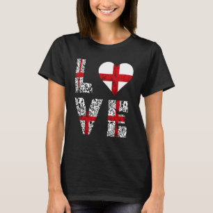 England Love St George's Cross English Roots Engla T-shirt