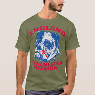 England Manchester Mission LDS Missionary Mormon T-shirt