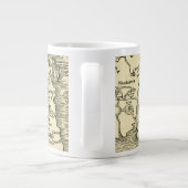 England Map in Ptolemy's Geographia Universalis Grote Koffiekop (Achterkant)