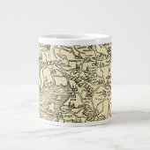 England Map in Ptolemy's Geographia Universalis Grote Koffiekop (Voorkant)