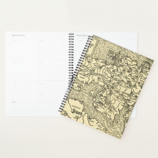 England Map in Ptolemy's Geographia Universalis Planner (Display)
