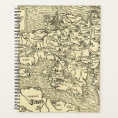England Map in Ptolemy's Geographia Universalis Planner (Voorkant)