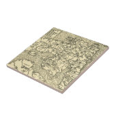 England Map in Ptolemy's Geographia Universalis Tegeltje (Zijkant)