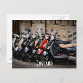 England Motorbike Briefkaart (Voorkant / Achterkant)