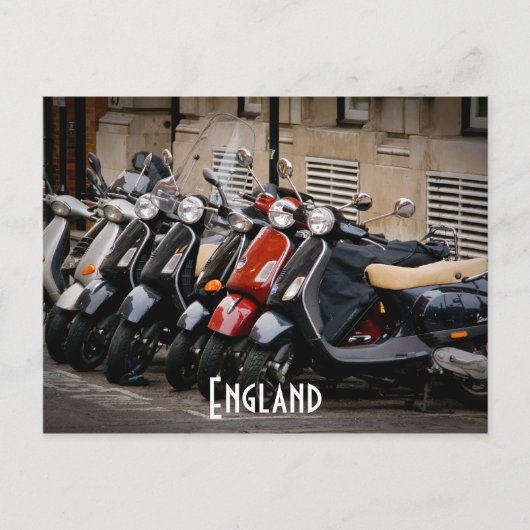 England Motorbike Briefkaart (Voorkant)