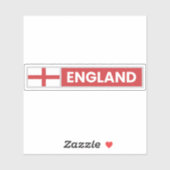 England National Flag Sticker (Vel)